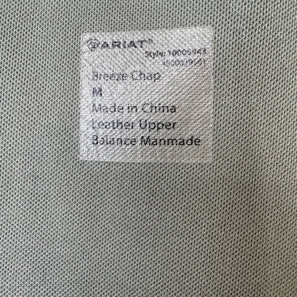 Ariat Breeze Half Chaps - Black - Picture 4 of 4